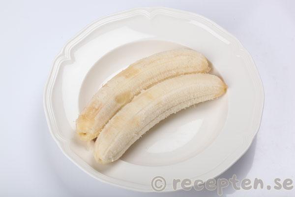 skalade bananer