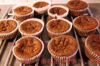 chokladmuffins lchf - färdiga att ätas