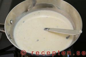 instruktion steg 3 pannacotta lchf